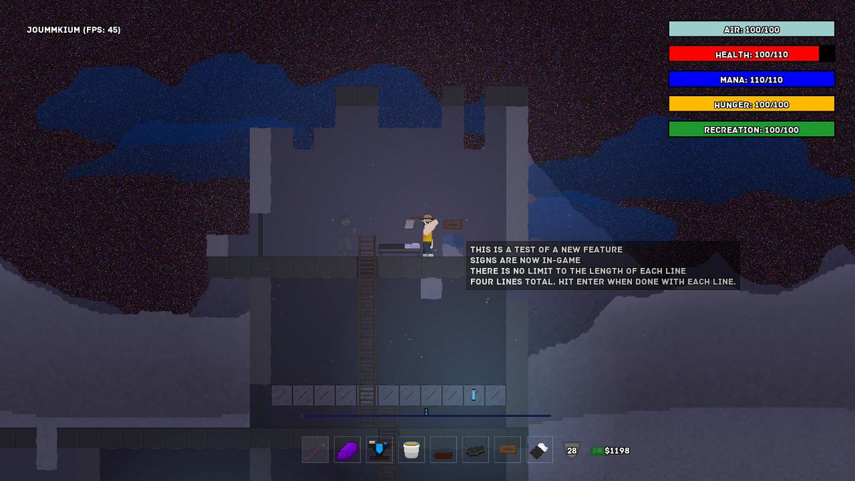 WORLDSMITHGAME's tweet photo. Added signs to the game #Indiegame #IndieDev #Gamedev https://t.co/1DsuIfwNnM