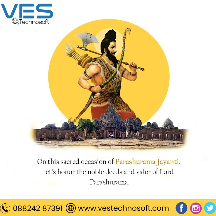 VES_Technosoft's tweet image. 🪓 Saluting the warrior sage on this Parashurama Jayanti!
Let’s remember the valor, wisdom &amp;amp; devotion of Lord Parashurama. 🙏
May his blessings lead us on the path of righteousness.
🔗 vestechnosoft.com | 📞 088242 87391
#ParashuramaJayanti #VEStechnosoft #LordParshuram