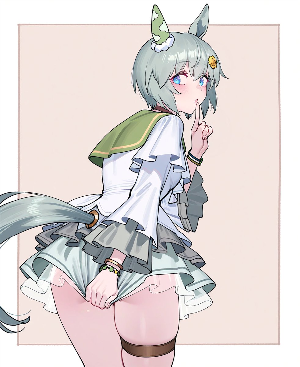 セイちゃんは短パンを持ってくるのを忘れてしまいました……