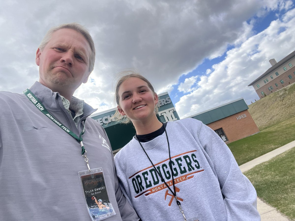 While I’ve always respected the institution, seeing my kid in an Oredigger shirt seems….odd? Fun to see all the great things going on <a href="/DiggerAthletics/">Montana Tech Athletics</a>