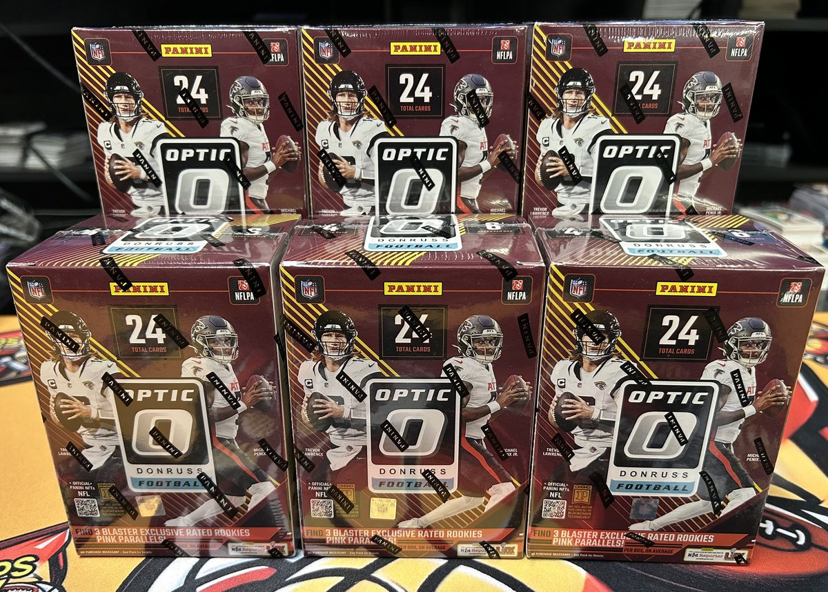 Chipps_Ripz's tweet photo. We are goin out for a night on the town!!!

🏈🏈6 blasters 2024 Donruss Optic🏈🏈

Claims go live tomorrow evening to my break group and then to the world

If you want in comment below or send me a dm

Break type— Pick Your Team

#ChippsRipz #TheHobby #HobbyX https://t.co/0v69VnHsYA
