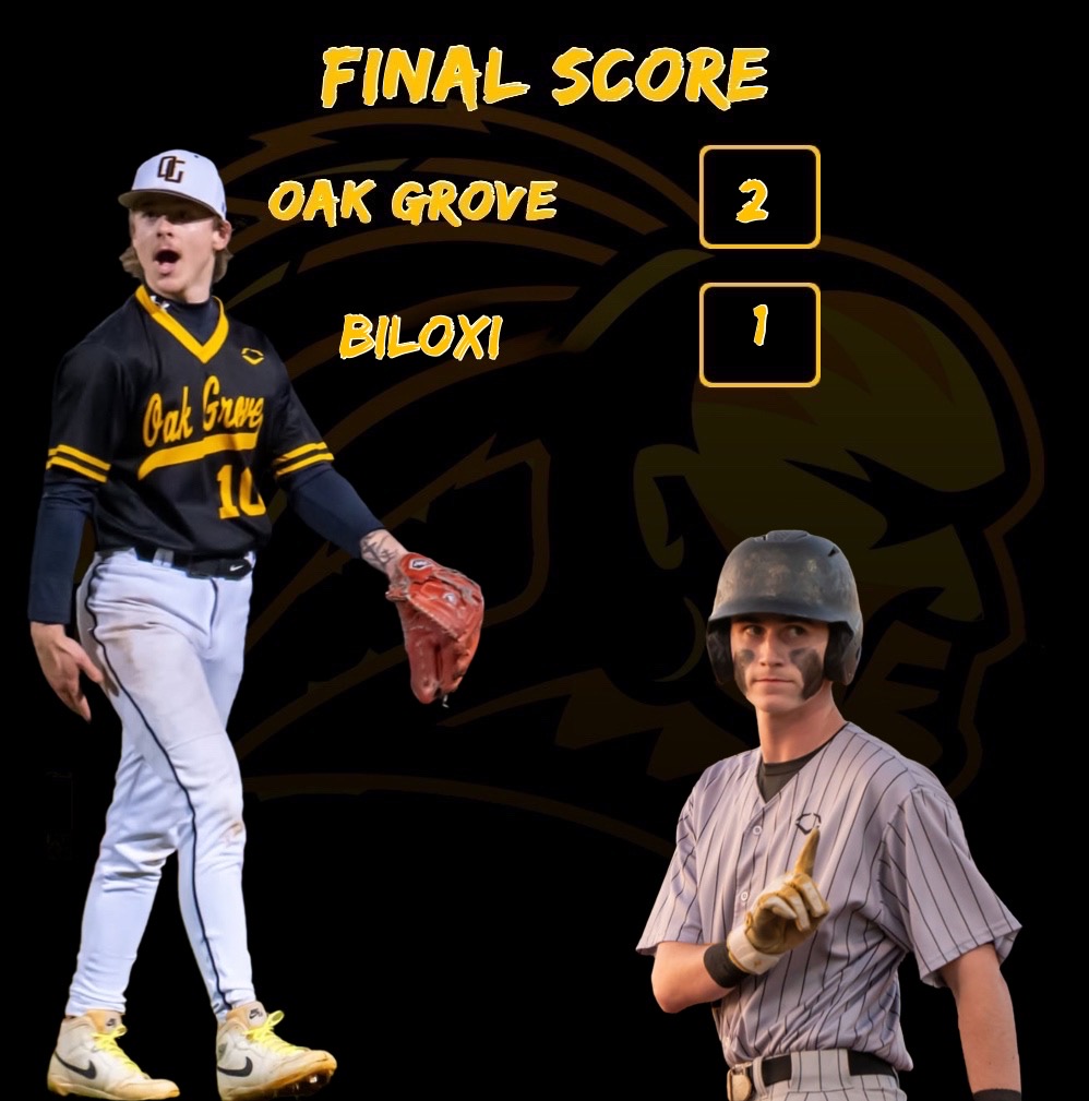 The Warriors sweep the series over Biloxi with the 2-1 win to improve to 23-5!

Gage Thompson 7 INN, 3 H, 1 R, 7 K

Maddox Miller 2-3
Caleb Pfaff 1-3 2B RBI
Mac McDaniel 1-3
EJ Booth 1-3
Bryson Chapman 2 BB R