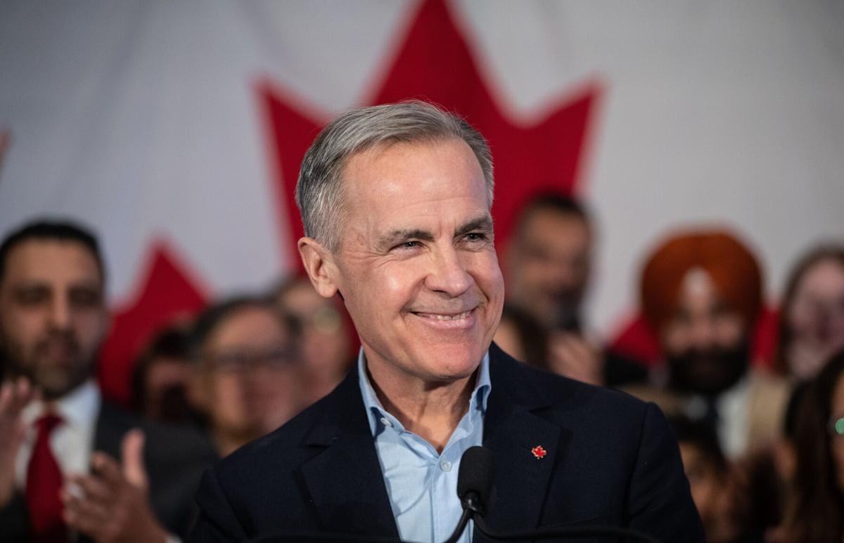 prawasitv's tweet photo. Mark Carney is the new Prime Minister of Canada! Congratulations 🎉 

#CanadaElections2025 #CanadaElection #MarkCarney https://t.co/SSgYm8Wec7