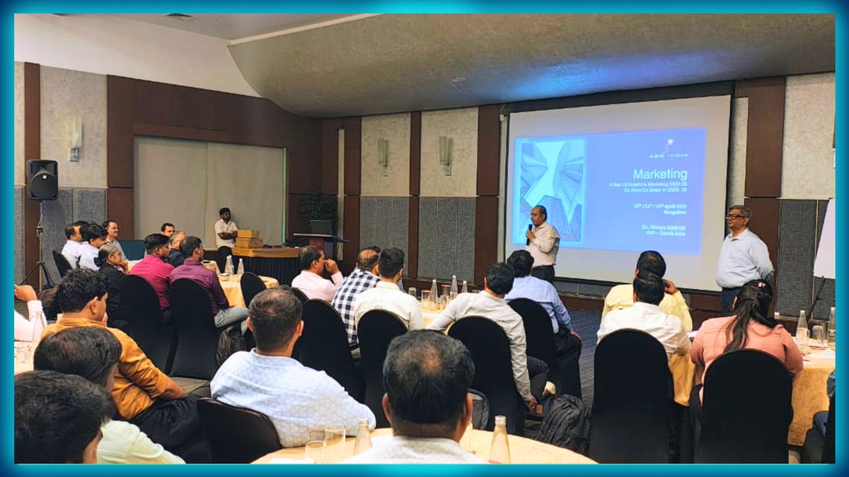 ABSIndia1's tweet image. Annual Business Meeting 2025
ABS INDIA PVT LTD team recently convened its Annual Business Meeting at an exotic location, reflecting Success Stories of the year that’s gone by, Strategizing Ambitious Business Objectives and Road Map for 2025. 

#yearofImpact #IBelongToAbsIndia