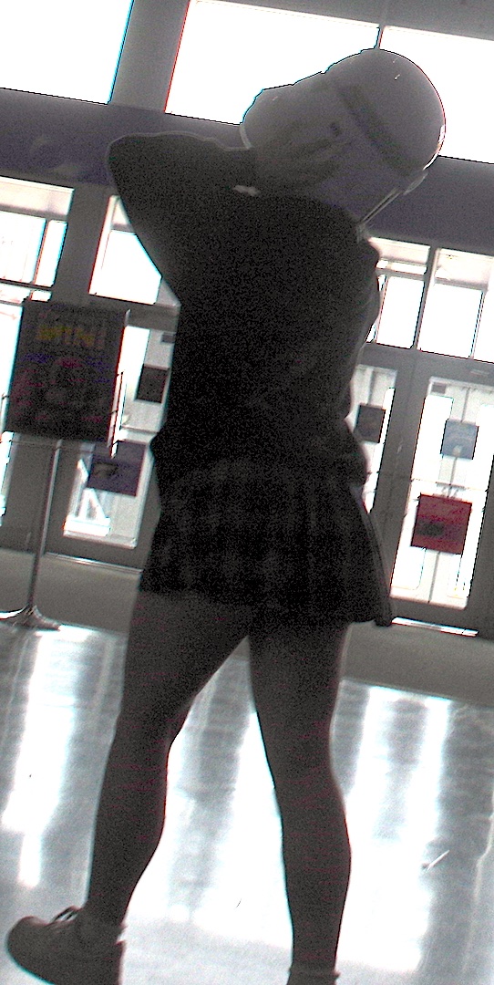 jack9simpson's tweet image. I wonder which movie this young lady is skipping school to see????