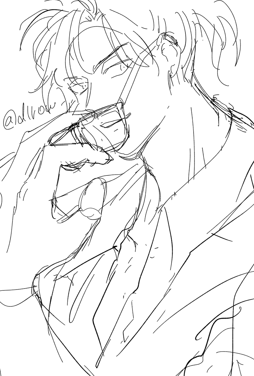 ラフ描きました!
服装とか何でもいいで～す!
清書してくれる方大募集です!
描いたら教えてね! 