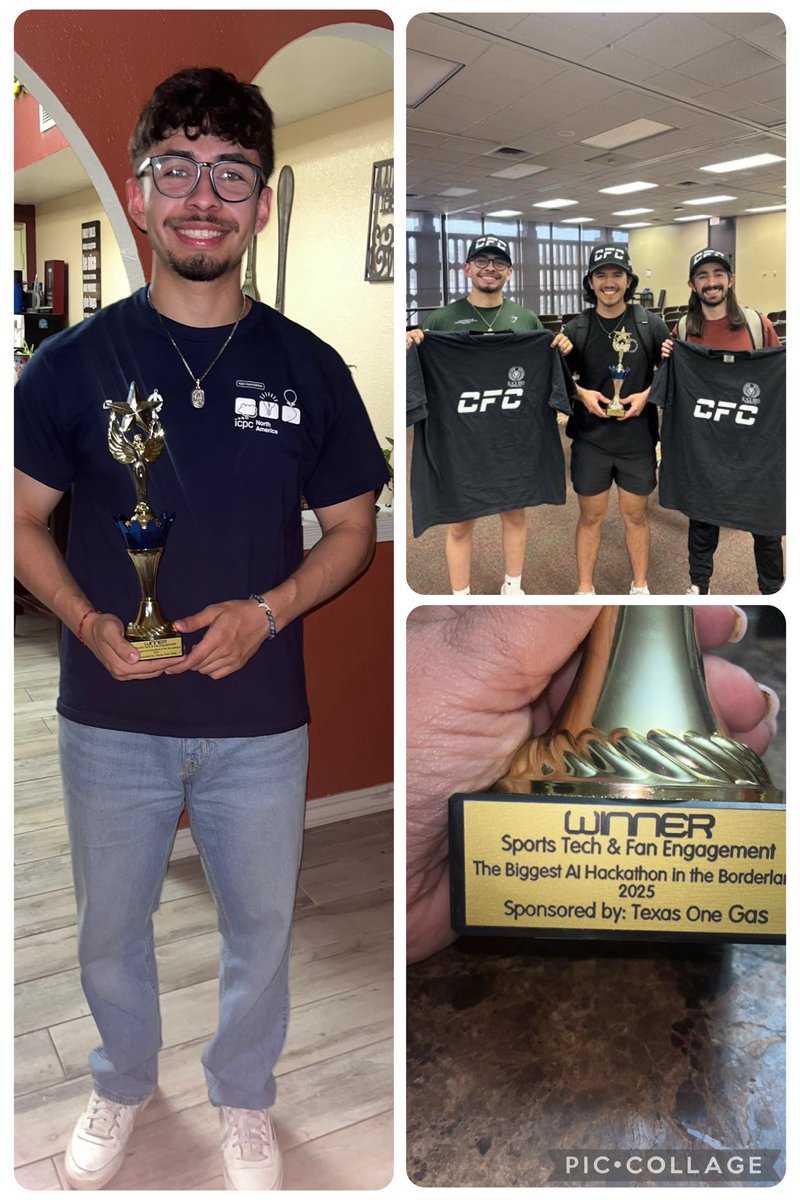 Diana Fuentes-Hueco ES CIS Program Coordinator (@dianafu2012) on Twitter photo So proud to announce that my kid and their team placed 2nd overall at The Biggest AI Hackathon in the Borderland this weekend! ๐ They competed against around 200 participants from high schools and colleges across the Borderplex region at UTEP. <a href="/UTEP/">UTEP</a> <a href="/CISElPaso/">Communities In Schools of El Paso</a> <a href="/SocorroISD/">Socorro ISD</a> So proud to announce that my kid and their team placed 2nd overall at The Biggest AI Hackathon in the Borderland this weekend! ๐ They competed against around 200 participants from high schools and colleges across the Borderplex region at UTEP. <a href="/UTEP/">UTEP</a> <a href="/CISElPaso/">Communities In Schools of El Paso</a> <a href="/SocorroISD/">Socorro ISD</a>