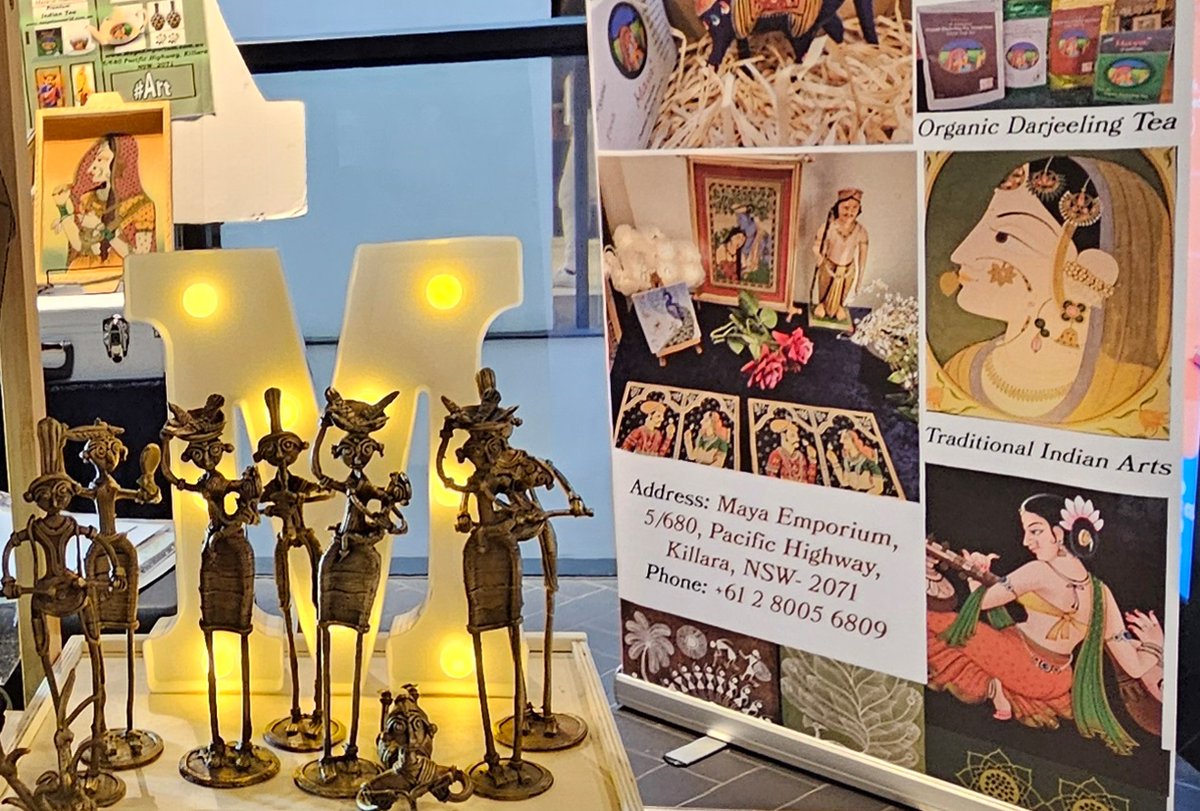 MayaIndianArts1's tweet photo. Mothers Love #Tea &amp; #Arts. We're out &amp; abt @ #Beecroft last wknd 2 celebrate just that.A pre-cursor to #MothersDay! A day with d #CommuniTEA sharing the #ChampagneofTeas #Teas &amp; showcasing the timeless traditional #Indian artworks.Thanks 2 all who stopped by #HappyMothersDay https://t.co/wYr0rHN4Av