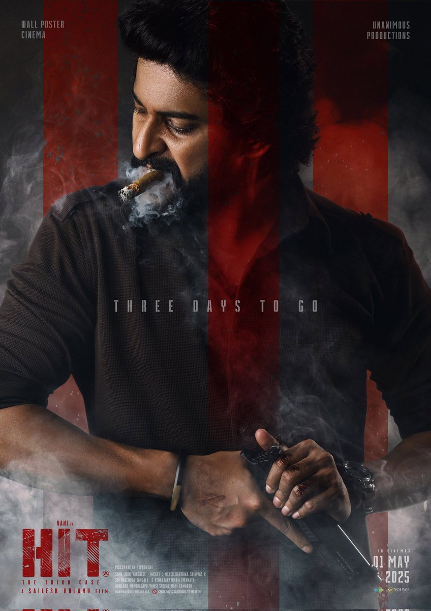 The Third Case In 3 Days #HIT3 Advance Booking 6.00 AM Show Opened At Audi 1 RGB Laser Dolby Atmos! Book Your Tickets Now!