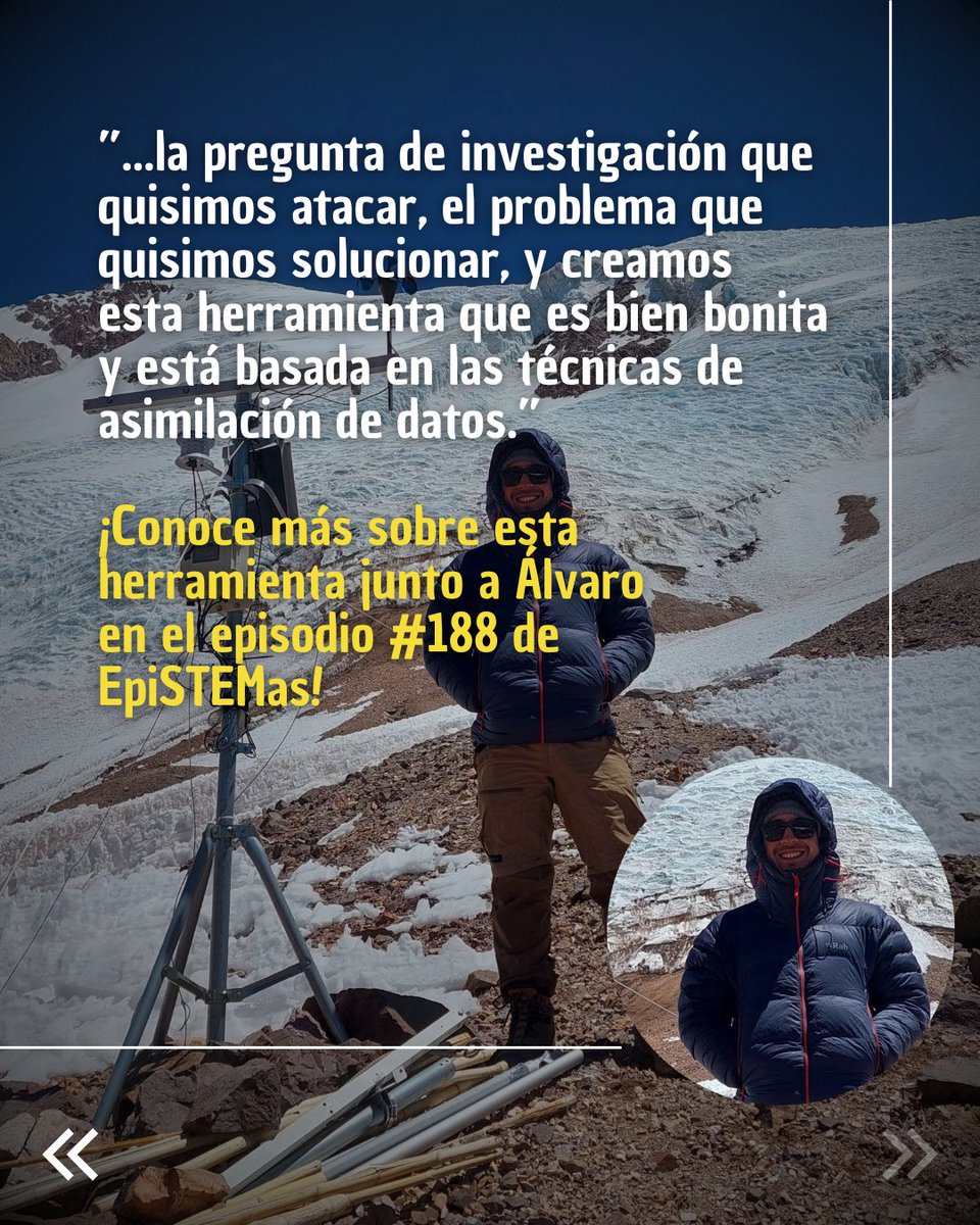 En este episodio #188, <a href="/alvaro__ar/">Álvaro Ayala</a> nos cuenta cómo es que con su proyecto, generaron una herramienta que aporta información útil a la región, acerca de la disponibilidad de #agua durante la época seca. Para conocer más al respecto de esto, entra a epistemas.com