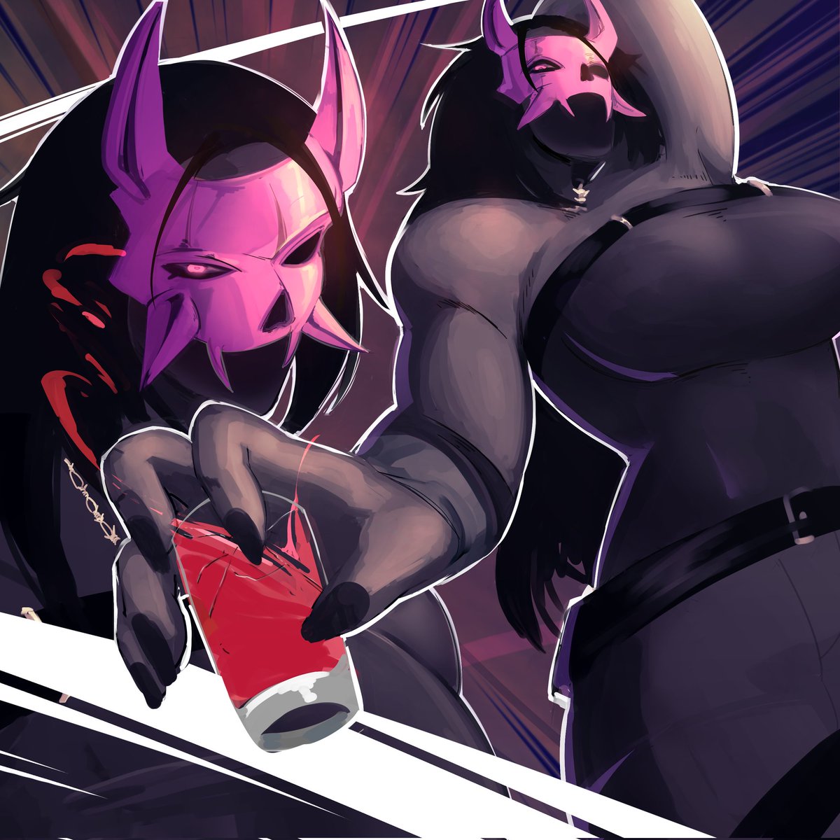 Stainn_senpai's tweet photo. ░ Thanks to everyone that has dropped a follow and joined the gang in the last few days, Y'all making me feel less invisible <3

Art by @carminembru ⛧ https://t.co/dI2Qz69HXv