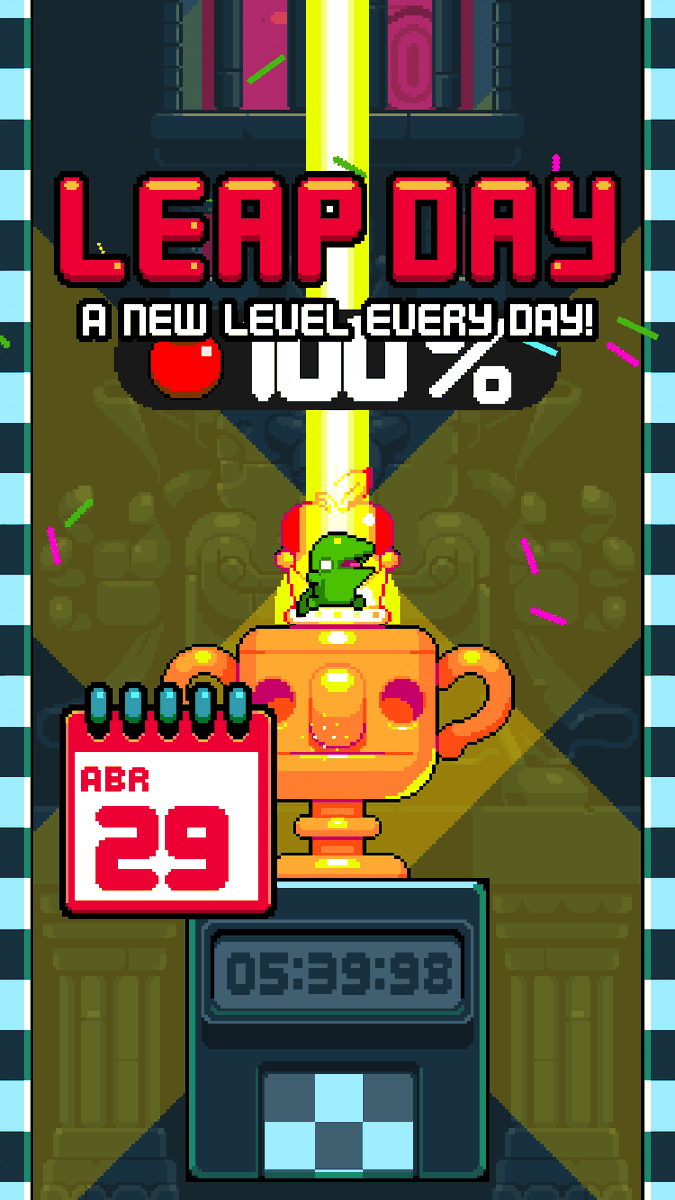 leapdayday's tweet photo. Just beat 29/04/2025 in Nitrome's #Leapday! https://t.co/91R6ea775W