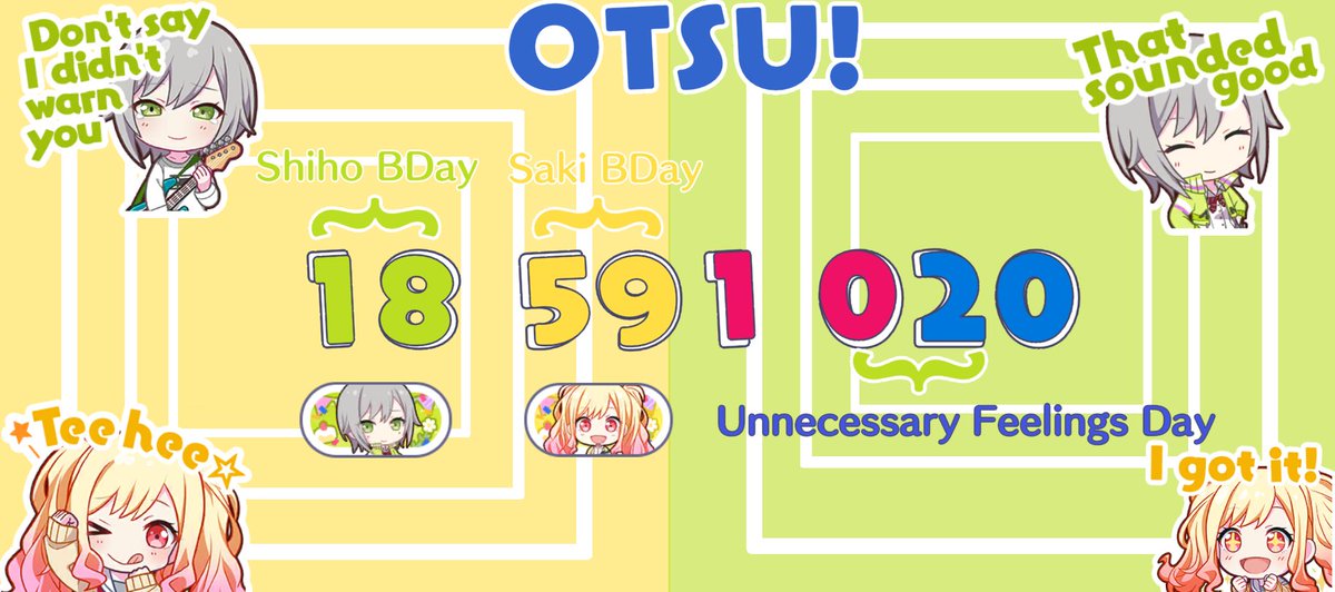 celebi_jojo_14's tweet photo. t71 Parallel Harmonies 🎶
I stretched myself as hard as I could, and got my first ever leaderboard for ShihoSaki :) See you in March for Saki White Day 💫 https://t.co/RJpNwwdVzi