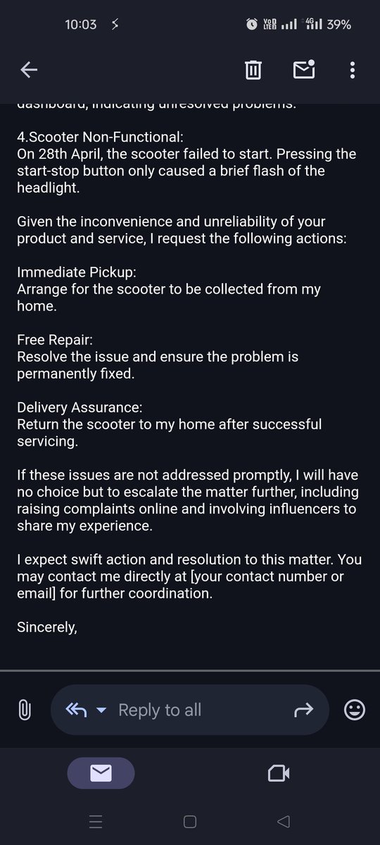 pravinsole's tweet photo. @DriveSparkHindi Worst Product, Third class customer service https://t.co/Ln6b3QjVMS