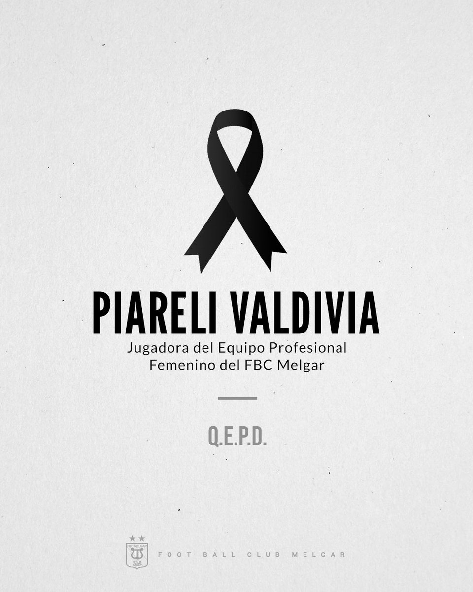¡VUELA ALTO PIA!

Está noche falleció la arquera Piareli Valdivia de un paro, a la edad de los 33 años.

Desde este medio deseamos mandarle un fuerte abrazo y el pésame a su familia.

Pía, pertenece a la historia del fútbol femenino peruano