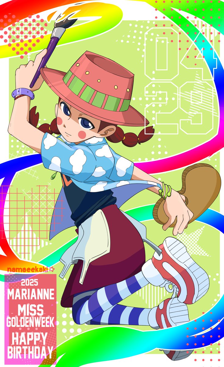 HAPPY BIRTHDAY MISS GOLDEN WEEK 
🎨🖌️🎂🎉

#マリアンヌ生誕祭2025 
#ミス・ゴールデンウィーク生誕祭2025
#ONEPIECE