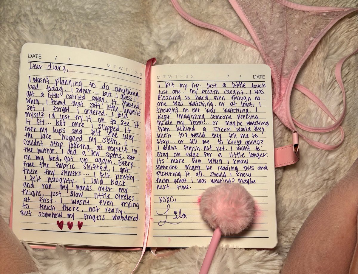 Purely_Lila's tweet photo. one minute i was journaling… the next, i was moaning
#DiaryConfession #SoftGirlSecrets #InnocentButNaughty #PrivateThoughts #SweetButSinful https://t.co/0Llvzo2Edr