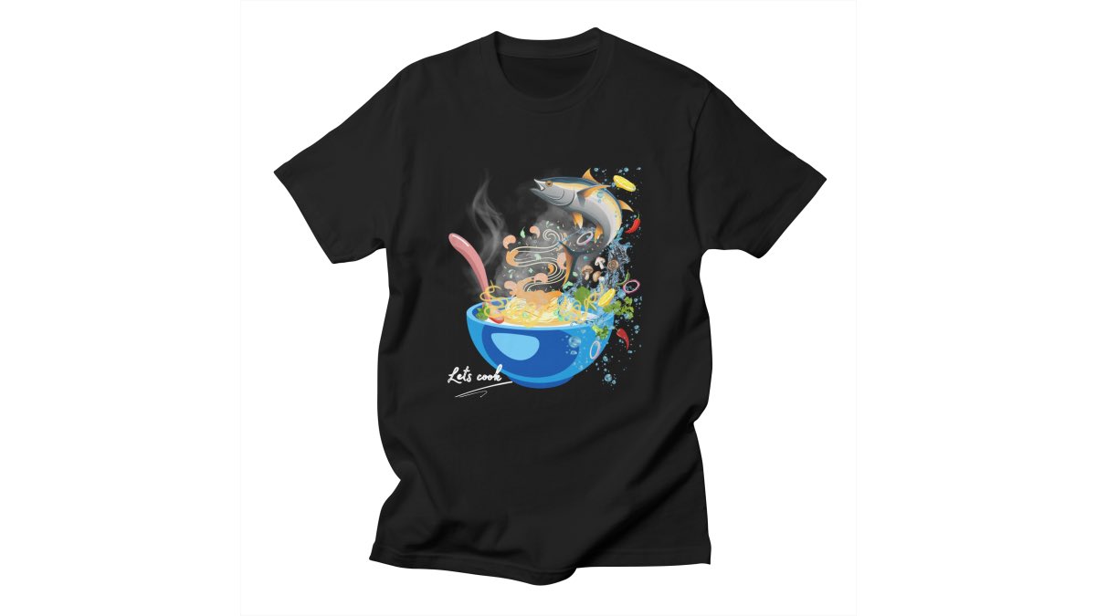 WordandWonder_'s tweet photo. This one’s extra special - my top and most liked design ✨ 

A splash of flavor, a dash of fun! So folks, Let’s cook?😋🥰

Available now on my Threadless shop : https://t.co/XzkqM0LNra

#FoodArt #TopDesign #LetsCook #DigitalArt #ThreadlessArtist #ArtistOnThreadless #WallArt #Art https://t.co/qpkTc6AJ3v