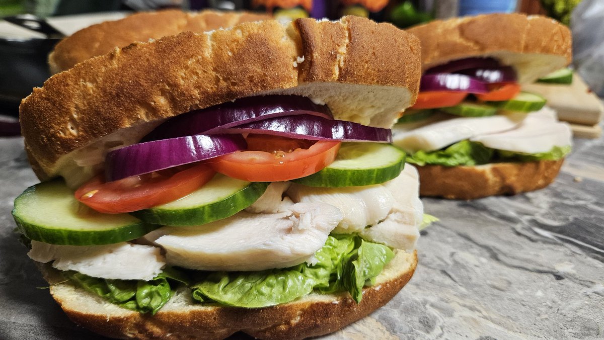 ThorntreeRdCafe's tweet photo. Freshly made Chicken Salad Sandwiches, ready for the fridge. If you're in Thornaby, then why not pop in and see what we have to offer. https://t.co/1cuOpAZkfG