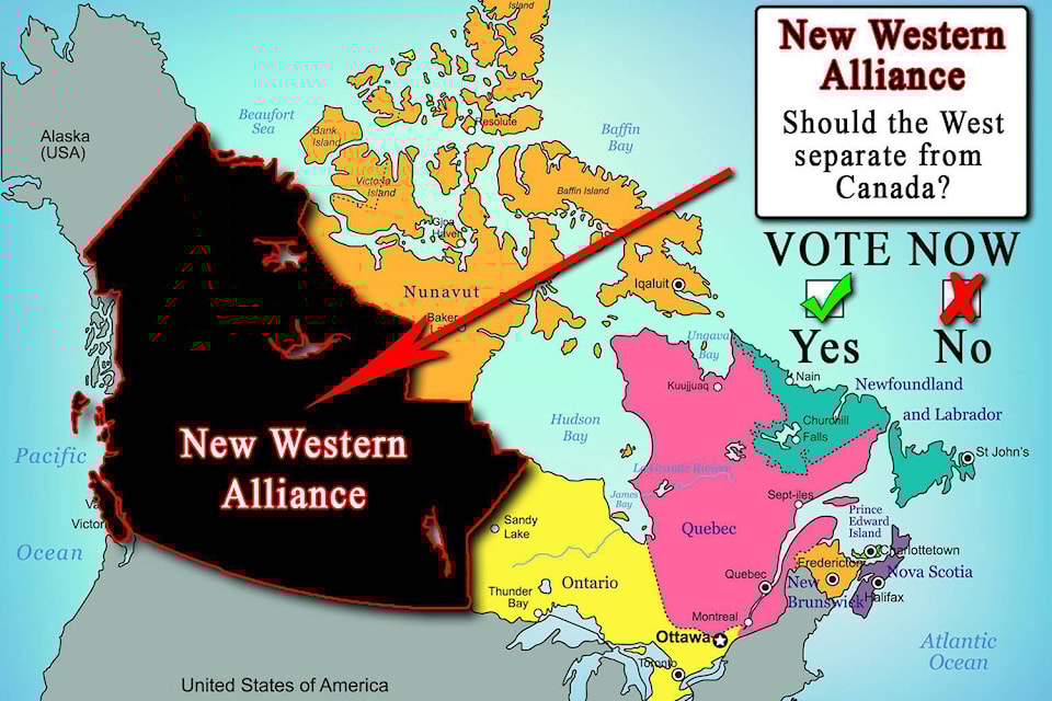 HALOWIT7THMAGE's tweet image. New Map of Canada 🇨🇦  after tomorrow this country will never be the same again!! We are sick of Quebec and Ontario dictating everything we do 
#rigged 
#CanadaElections2025