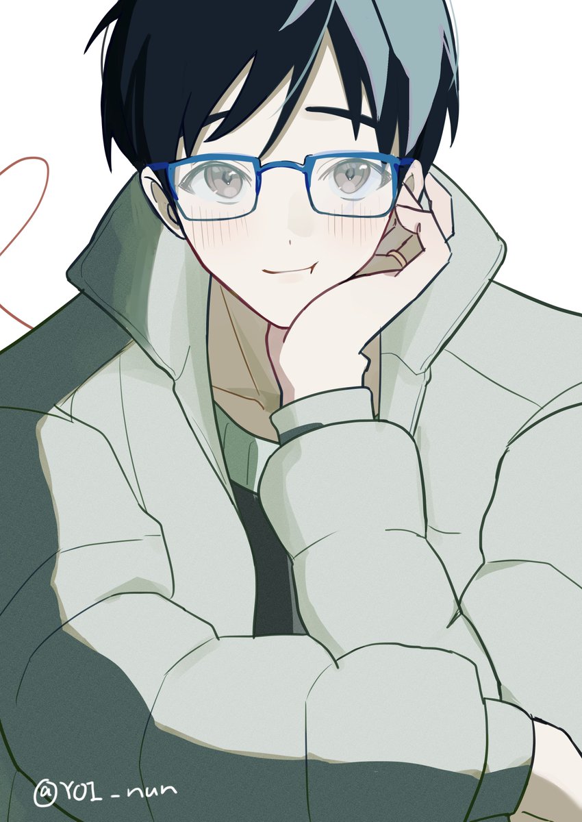 ヴィク勇描いたんですけど、YOI垢ロックかけられちゃったのでこちらであげさせてください…😭