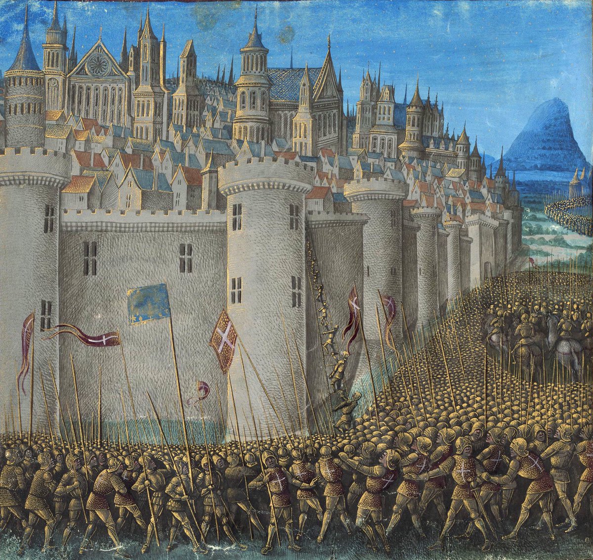 kingemp990's tweet photo. After the First Crusade ⚔️, four Crusader states rose in the Middle East: Edessa 🏰, Antioch ⚔️, Jerusalem ✝️, and Tripoli ⚓. They became fragile outposts of Latin power in the Middle East. #History #Crusades https://t.co/KhqAtmLh1N