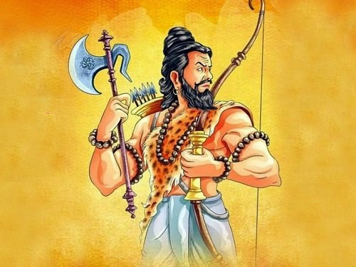 Pranam to the one who is the son of Jamdagini &amp; Renuka, one who ended the despot rule of Sahasrarjuna, one who destroyed the Kshatriya kings 21 times, whose guru is Shiva himself,  one who is the teacher of Drona, Bhishma &amp; Karna, one who is 6th avatar of Vishnu.

#Parashurama