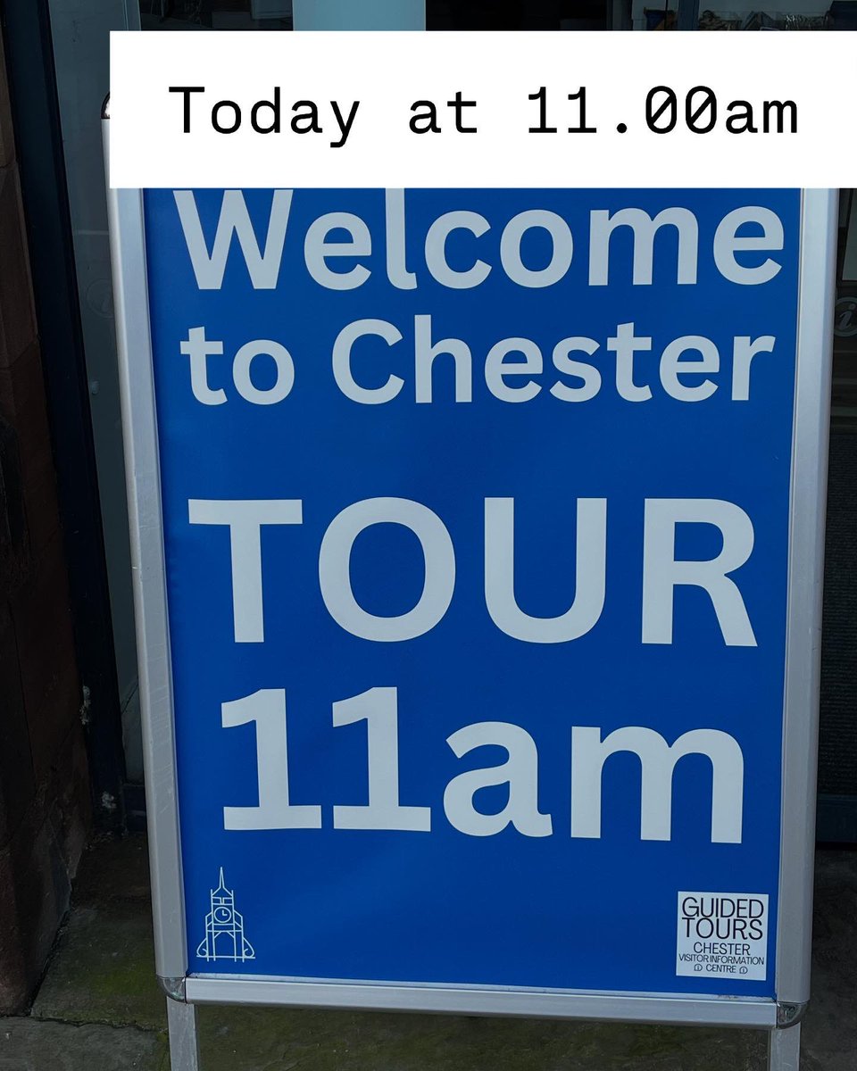 Chester01244's tweet image. Our celebrated Welcome to Chester walking tour is today at 11.00am .Tickets from your Visitor Information Centre @VisitChester_ @BBGuides @ShitChester