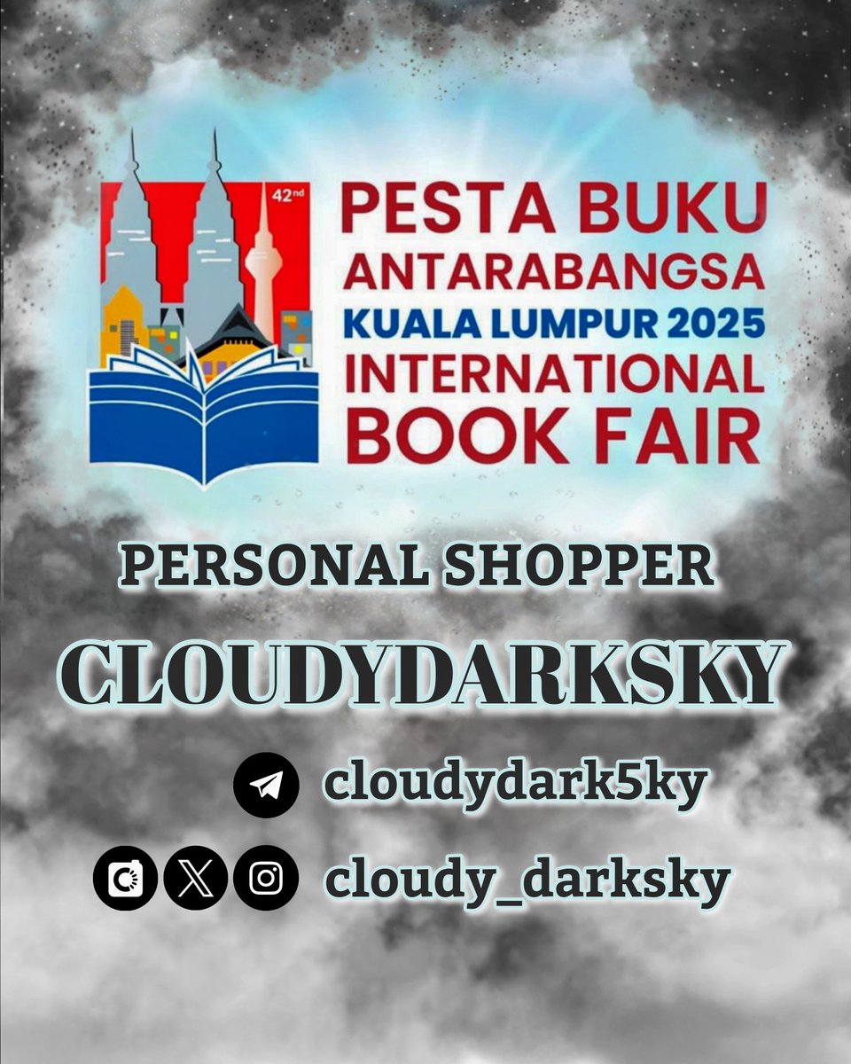 cloudy_darksky's tweet photo. Personal Shopper Service for PBAKL25 by PS MILA

ORDER FORM 
☁️ https://t.co/nXR2JXHtxe 

check on my official telegram channel for more info (link on bio) 

#PBAKL2025 #PBAKL25 #KLIBF25 #KLIBF2025 https://t.co/v0HJ8Wz11c