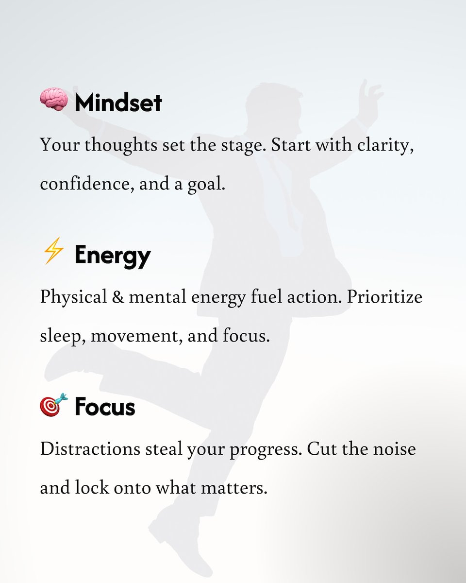 psychlify's tweet photo. Every day is a chance to set a new tone.

With the right mindset, energy, focus, a little luck, and flexibility, you can turn ordinary moments into real wins.

Which of these keys do you think you need most today? 🌟

https://t.co/Mi7jyrVQ7M https://t.co/gThQDUegfP