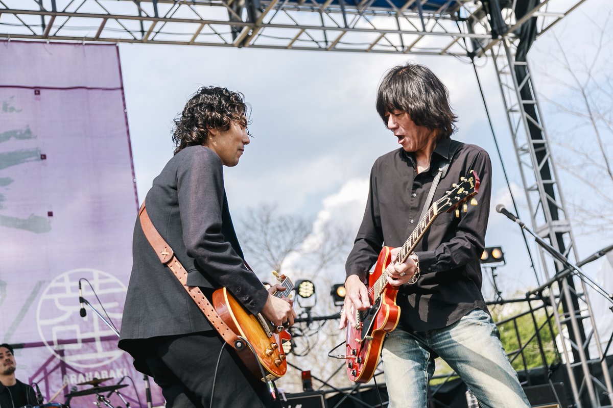 ARABAKIROCKFEST's tweet photo. 【ARABAKI ROCK FEST.25】
2025年4月26日(土) - 4月27日(日)
国営みちのく杜の湖畔公園北地区・エコキャンプみちのく

＜​DAY-1＞
ARAHABAKIステージ LIVE PHOTO

I Don't Like Mondays.
Guest：古市コータロー(THE COLLECTORS)

Photo by Team SOUND SHOOTER

⚡️#ARF25AGOGO 🔥
#ARABAKI
#アラバキ
#アラバキ2025