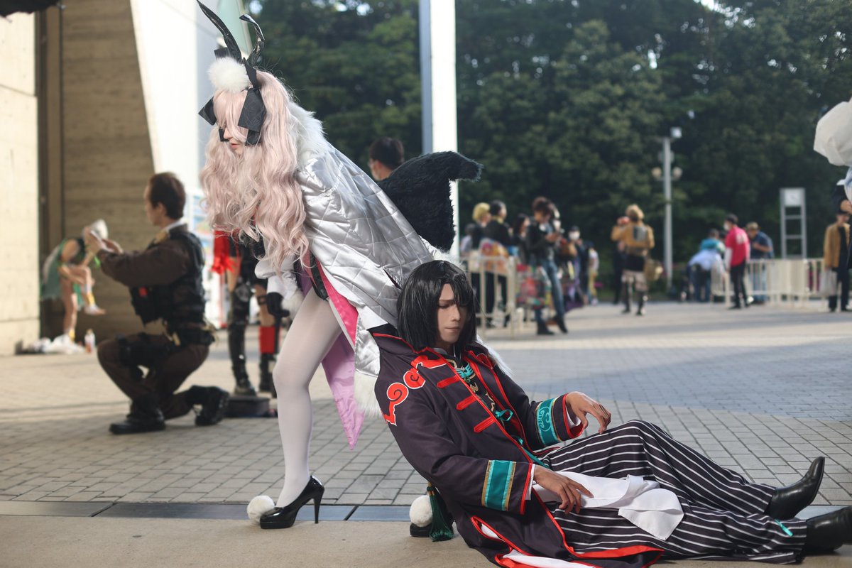 hasuta8020's tweet photo. 【Cosplay】
Fate/GrandOrder

逃げたのに捕まり撮影場所へ引き摺られ太公望

コヤン：@dimmRadio_0222 様
📸：@hatoyama_photo様
#ニコニコ超会議2025コスプレ 
#ニコニコ超会議2025 
#cosplay https://t.co/S1WSP8Wy8H