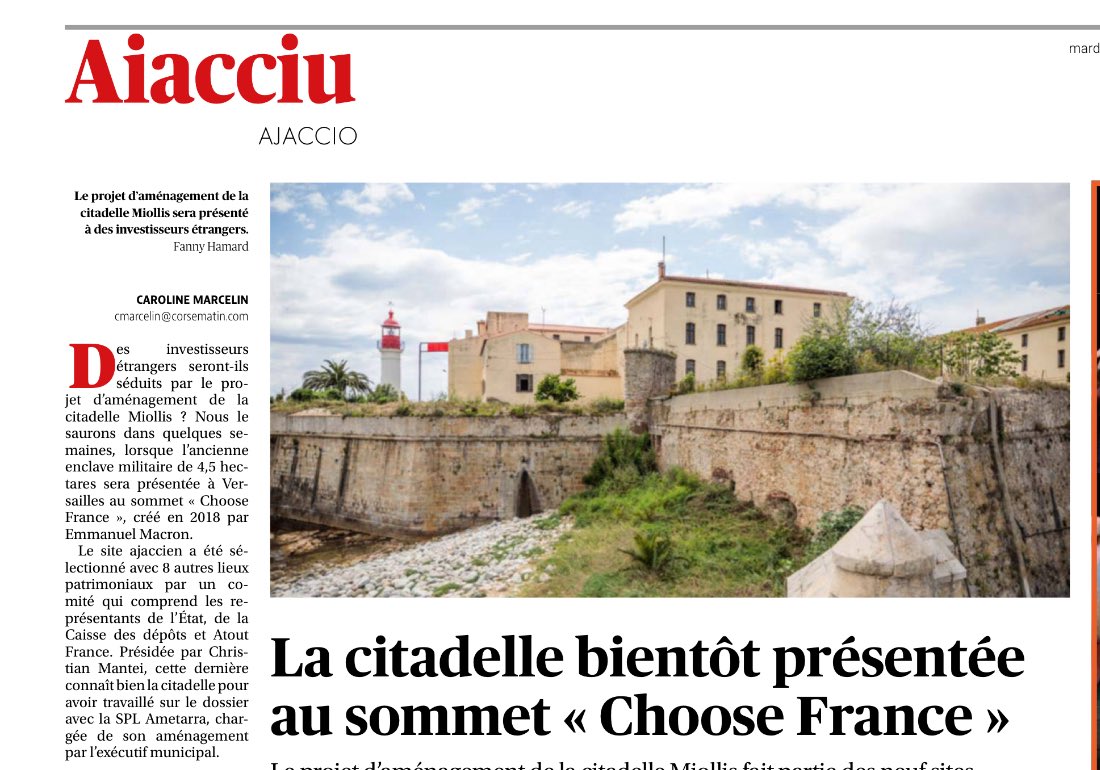 A nostra citadella… Restaurants, hôtels… Du fric toujours du fric… Rien pour nos jeunes, pour les enfants de cette ville, pour la culture, le social. RIEN. Rendez leur la citadelle, c’est mieux.