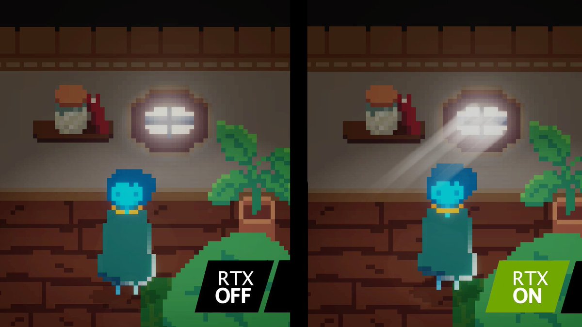 Bring Me Hope has real-time path-tracing with lights that bounce 250x with no performance hit thanks to Nvidia DLSS. We now utilize the power of the RTX cores on your Nvidia GPU.  (This is a joke, it's just good lighting work) #gamedev #gamemaker