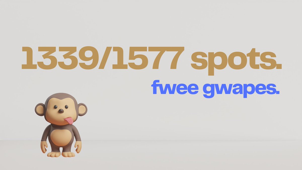 ethmaxi's tweet image. Only 238 spots left...

Who should I give a spot to?