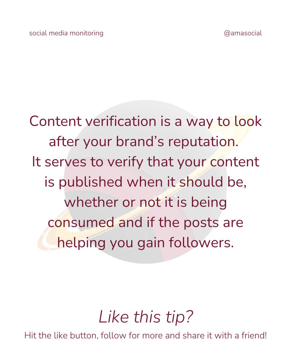 amaSocialSA's tweet image. Content verification has endless benefits. If you want to invest in your brand&apos;s social media growth, contact us!
#ContentVerification #SocialMediaMonitoring #SocialMediaManagement