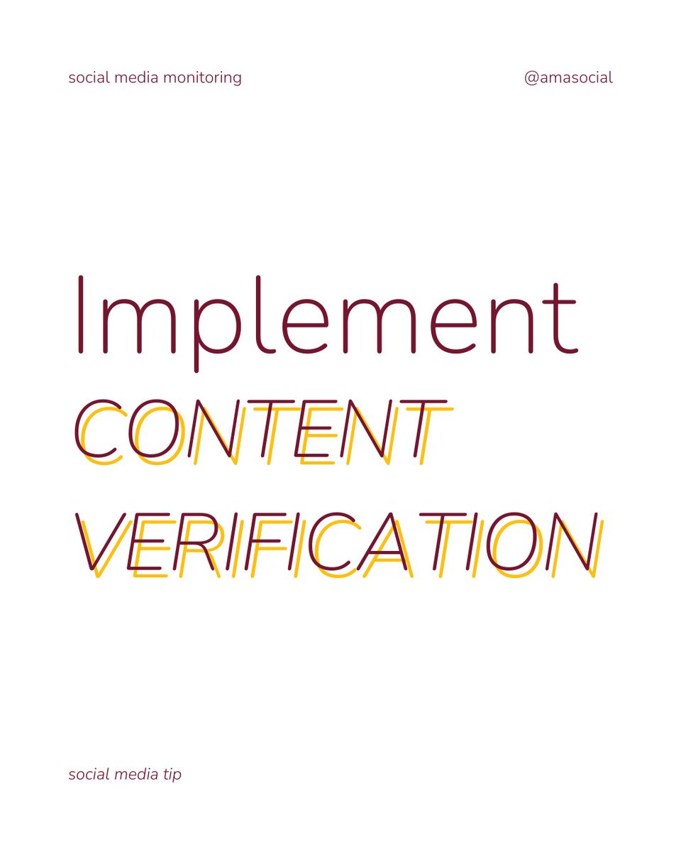 amaSocialSA's tweet image. Content verification has endless benefits. If you want to invest in your brand&apos;s social media growth, contact us!
#ContentVerification #SocialMediaMonitoring #SocialMediaManagement