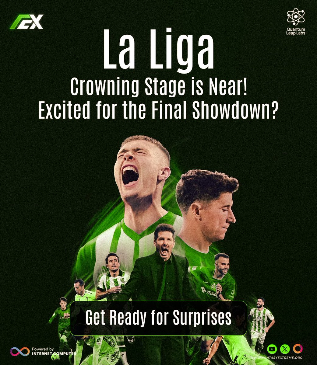 ⚡ La Liga: The Crowning Stage is Near! ⚡
The ultimate showdown is almost here—who will rise to take the crown? 🏆🔥

With every match, the stakes get higher, the excitement builds, and surprises are around every corner! ⚽💥

Get ready for a thrilling finale that will leave you