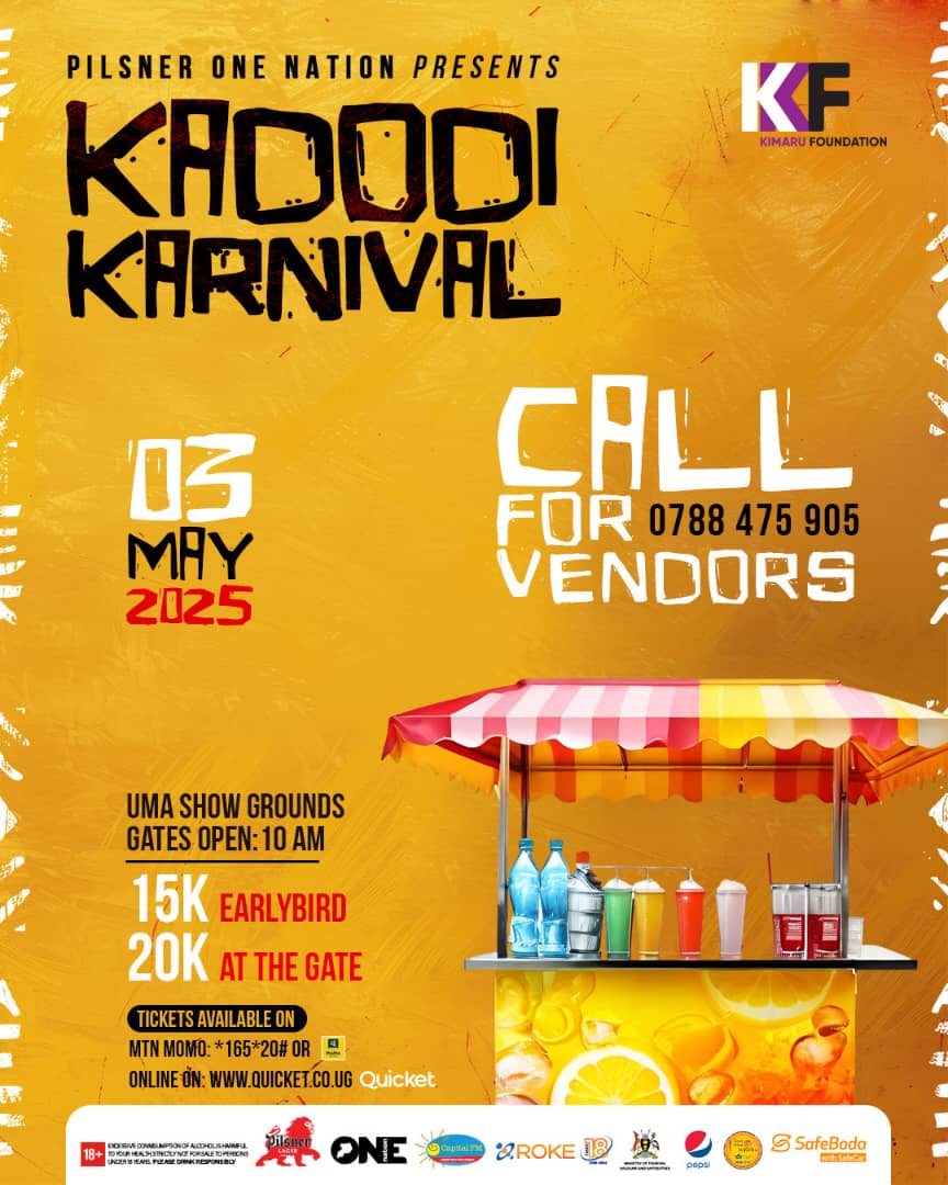 Do you know any Bagisu musicians? 

Name the one that shouldn't miss on the #KadodiKarnival2025 list this Saturday 😊