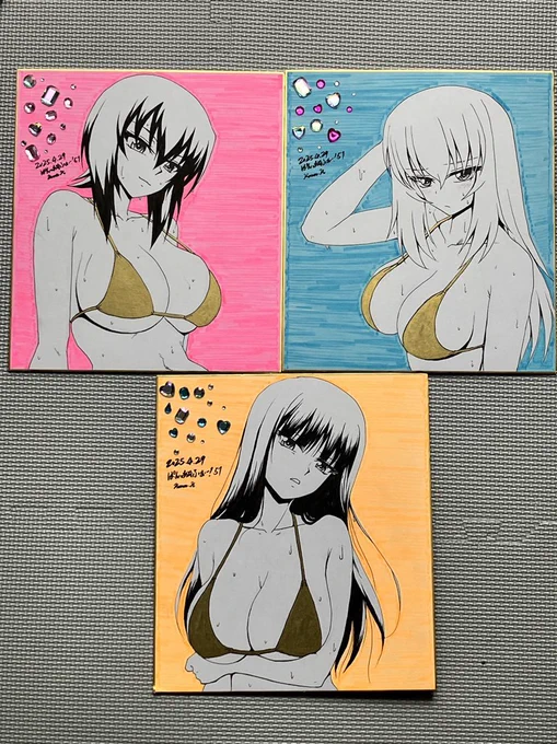 #GWなので金色ビキニを貼ろう 