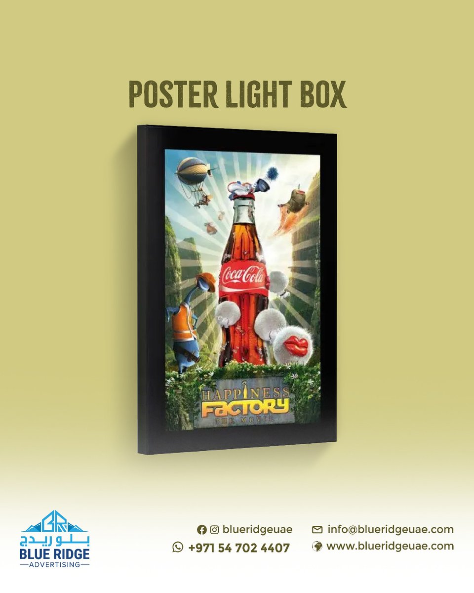 Blueridge_uae's tweet image. Perfect for retail stores, malls, events, showrooms, and restaurants, our high-quality light boxes ensure your posters stand out with brilliant, even illumination.

 Visit:- blueridgeuae.com

 #Blueridge #PosterLightBox #IlluminatedDisplays  #BrandVisibility #EventDisplays