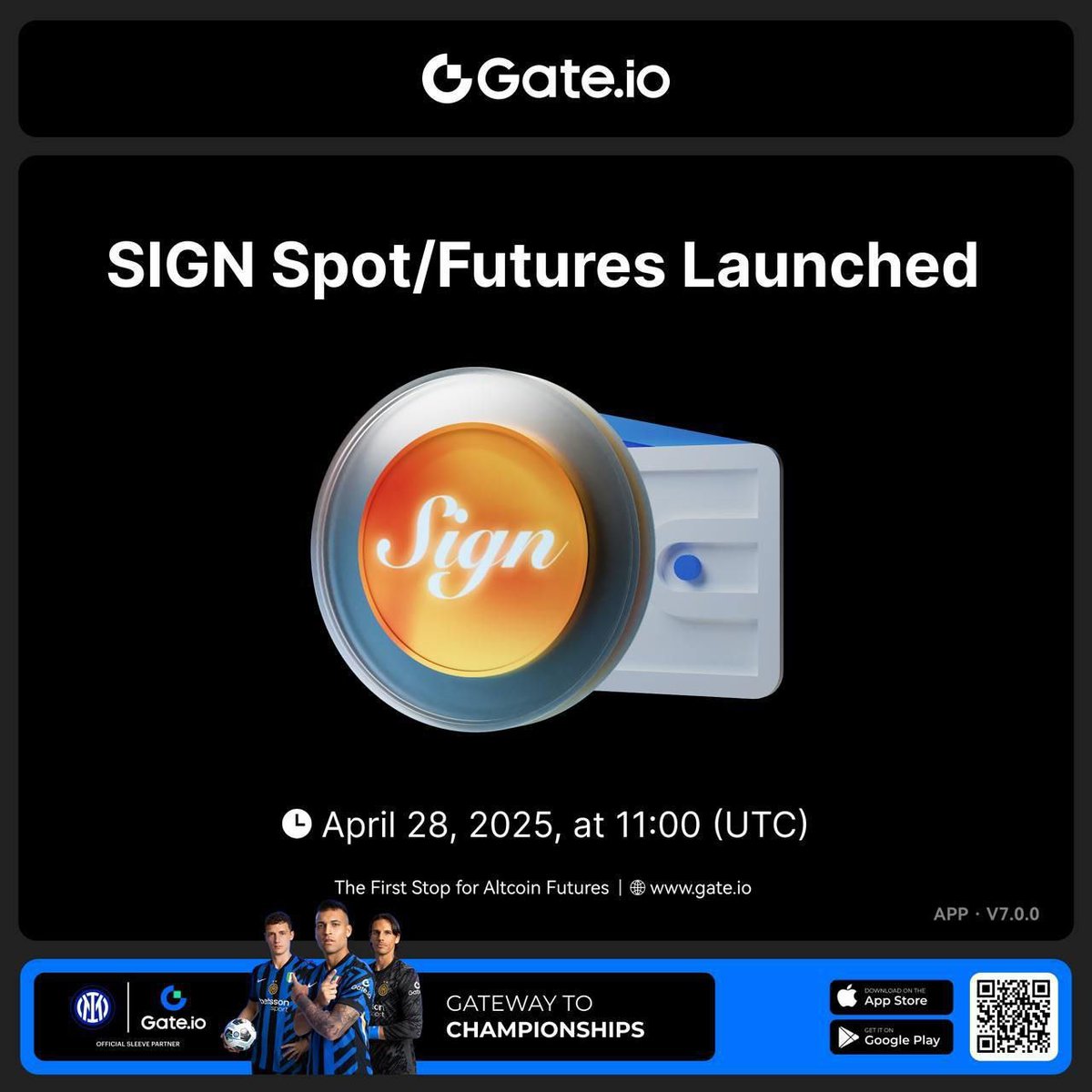 CryptoCity53's tweet image. Automate your Web3 project with Sign Protocol.
Frictionless token logic, verifications, airdrops.
Announcement: gate.io/announcements/…

Live Event: gate.io/announcements/…

SIGN/USDT: gate.io/trade/SIGN_USDT

#SignProtocol #CryptoTools