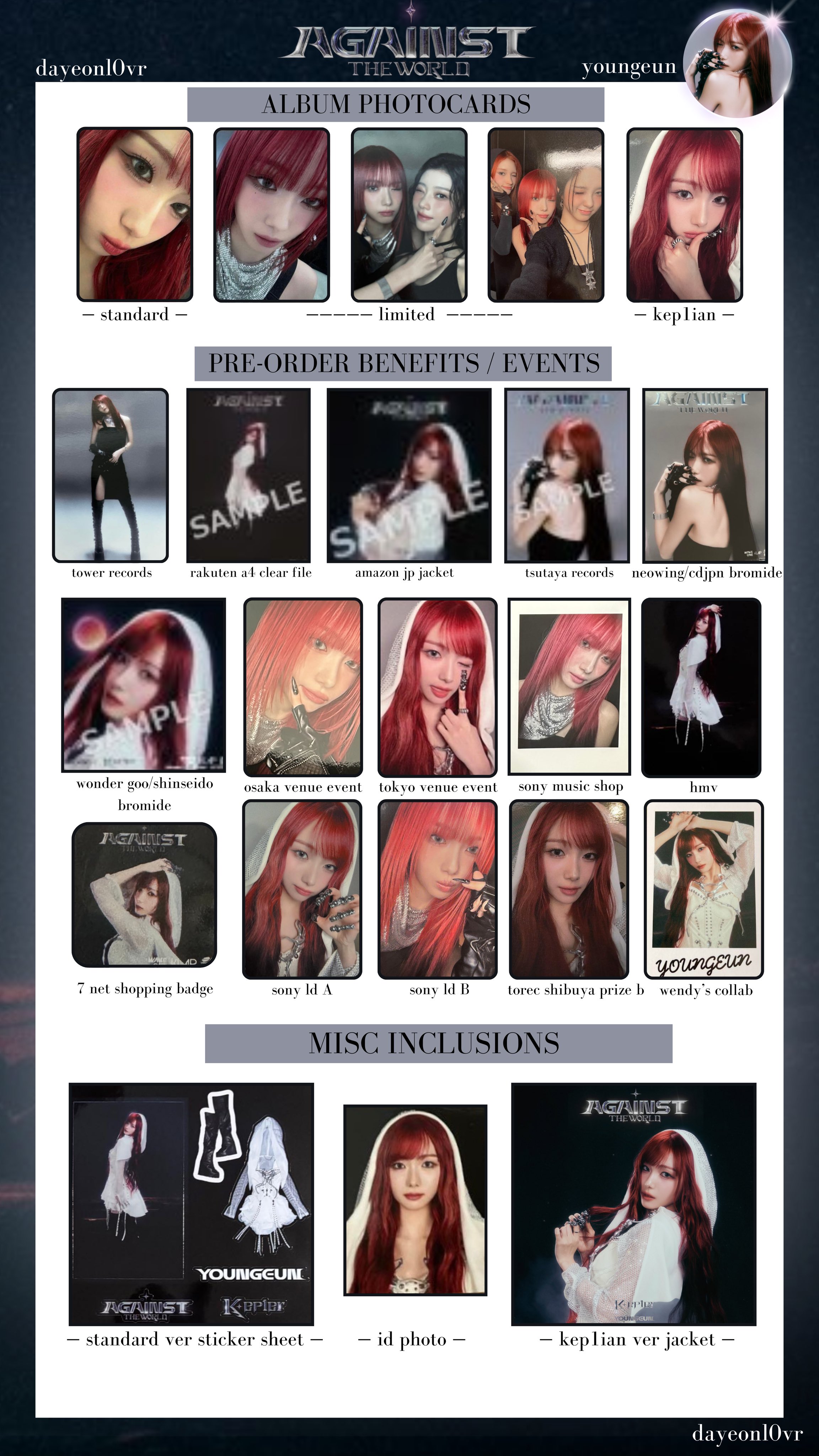 kep1er against the world オフイベ　バヒエ　トレカ Kep1er バヒエ トレカ against the world - メルカリ