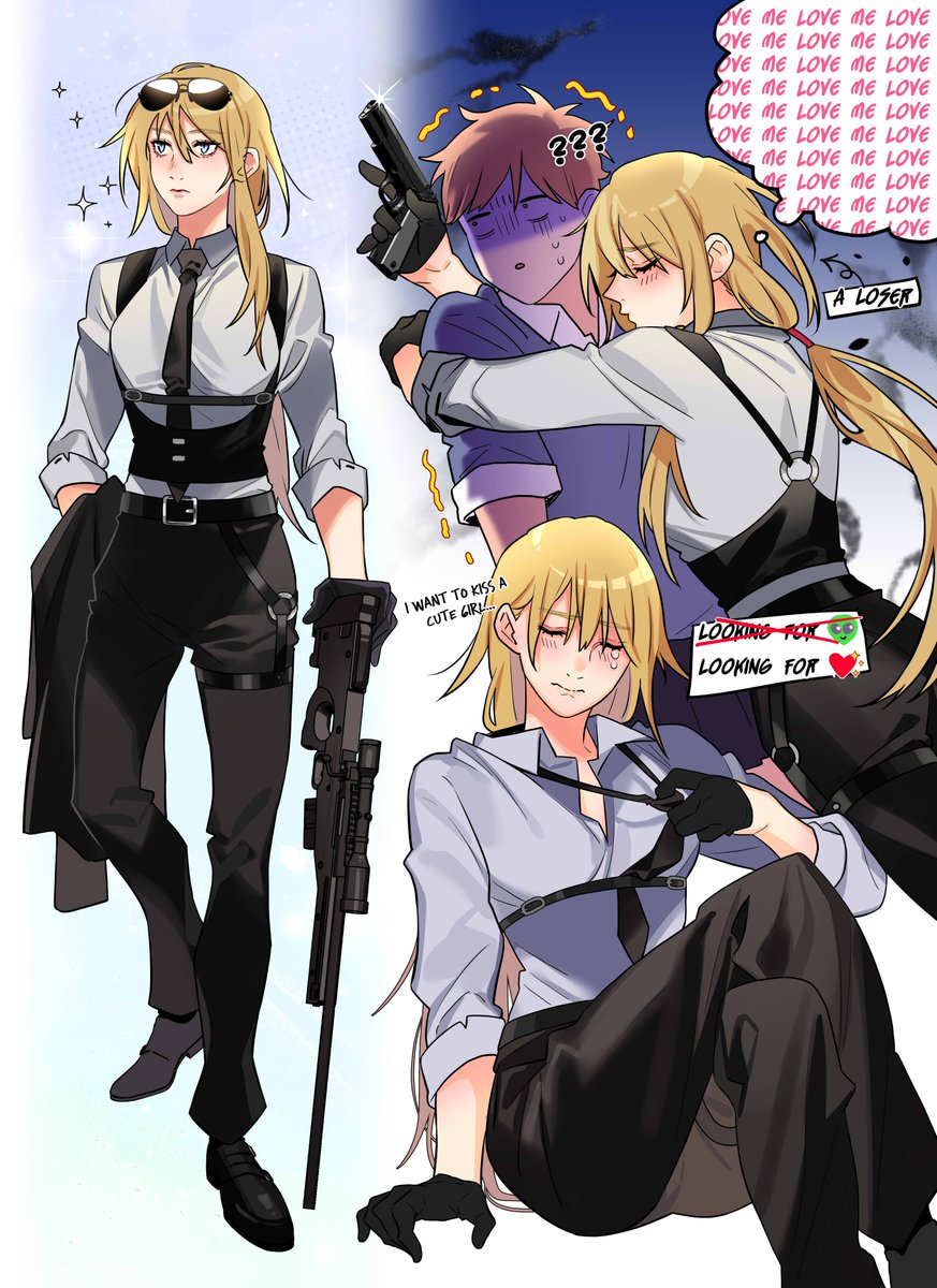 Curryuku's tweet photo. If Hanna followed the path of her mother🔫 https://t.co/fqEi9eg2cH