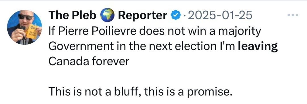 I'm blocked, but has anyone checked to see if Pleb is packing yet?