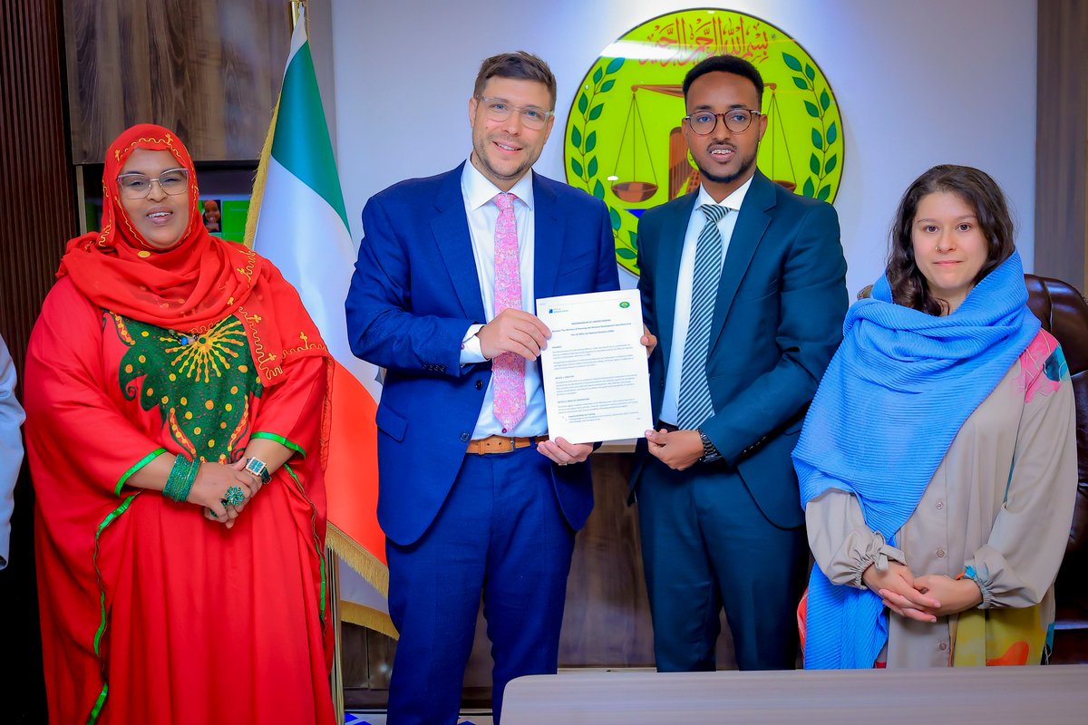 SLMoPND's tweet image. @SLMoPND and the UK Office for National Statistics  signed an MoU to boost Somaliland’s data & statistical capacity. #Somaliland #Data4Development