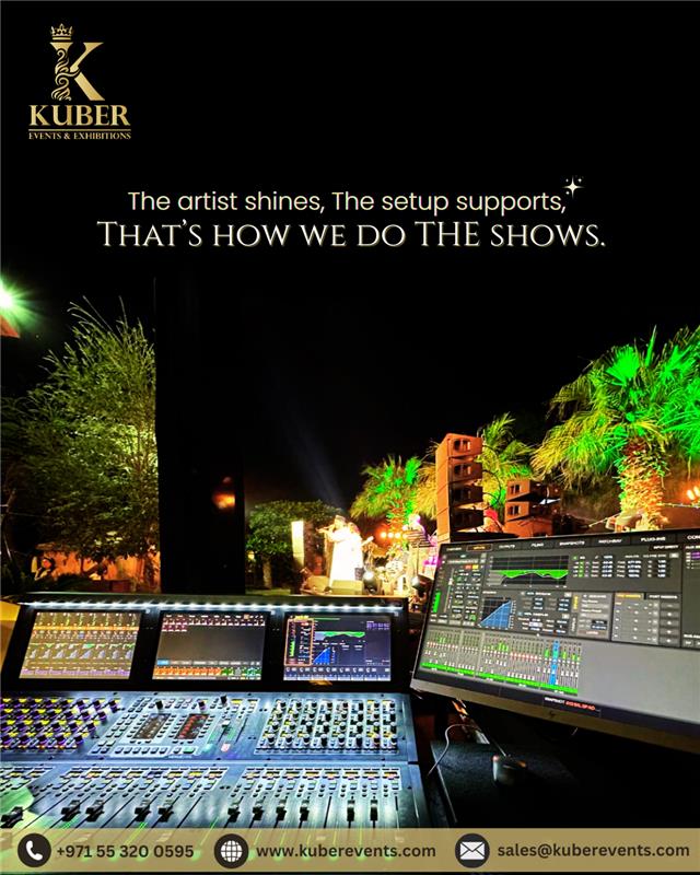 KuberEventsDXB's tweet image. Let's build experiences that leave an impact!
🌐 kuberevents.com | 📞 +971 55 320 0595 | 📧 sales@kuberevents.com
#KuberEvents #StageGoals #ShowtimeMagic #EventProduction #DubaiEvents #SoundAndLight #EventPerfection  #kubereventsdxb