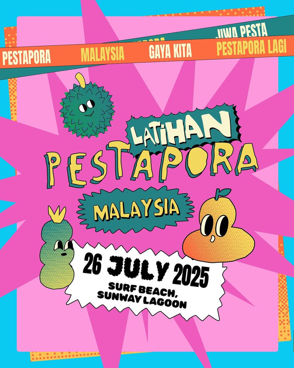 Solo, Pekanbaru dan Malaysia🥭

Tiket Latihan 🇮🇩ada di loket.com. Latihan 🇲🇾 ada di latihanpestaporamalaysia.com. Gow!🍎