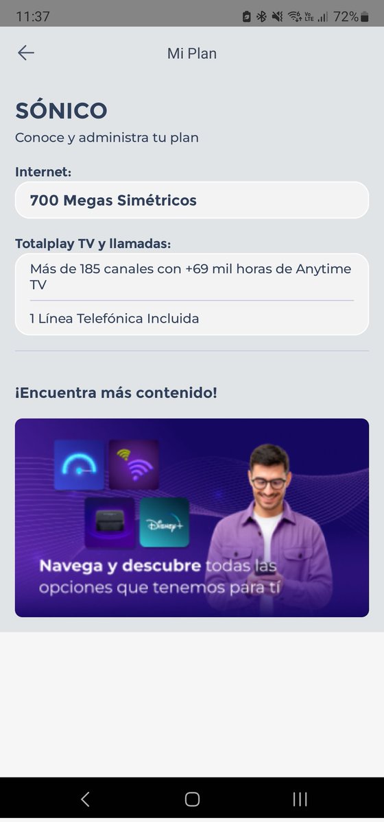 Joy_Rguez's tweet photo. @totalplaymx hace 1 mes vino un tecnico a disque arreglar el modem porque de los 700 mb que pago me daban 300mb y hoy la novedad solo tengo 46mb, @Profeco necesito pasos para levantar una queja, es una mamada que deba estar revisando semanalmente si no me estan robando #totalplay https://t.co/yOQ9VZAyRd