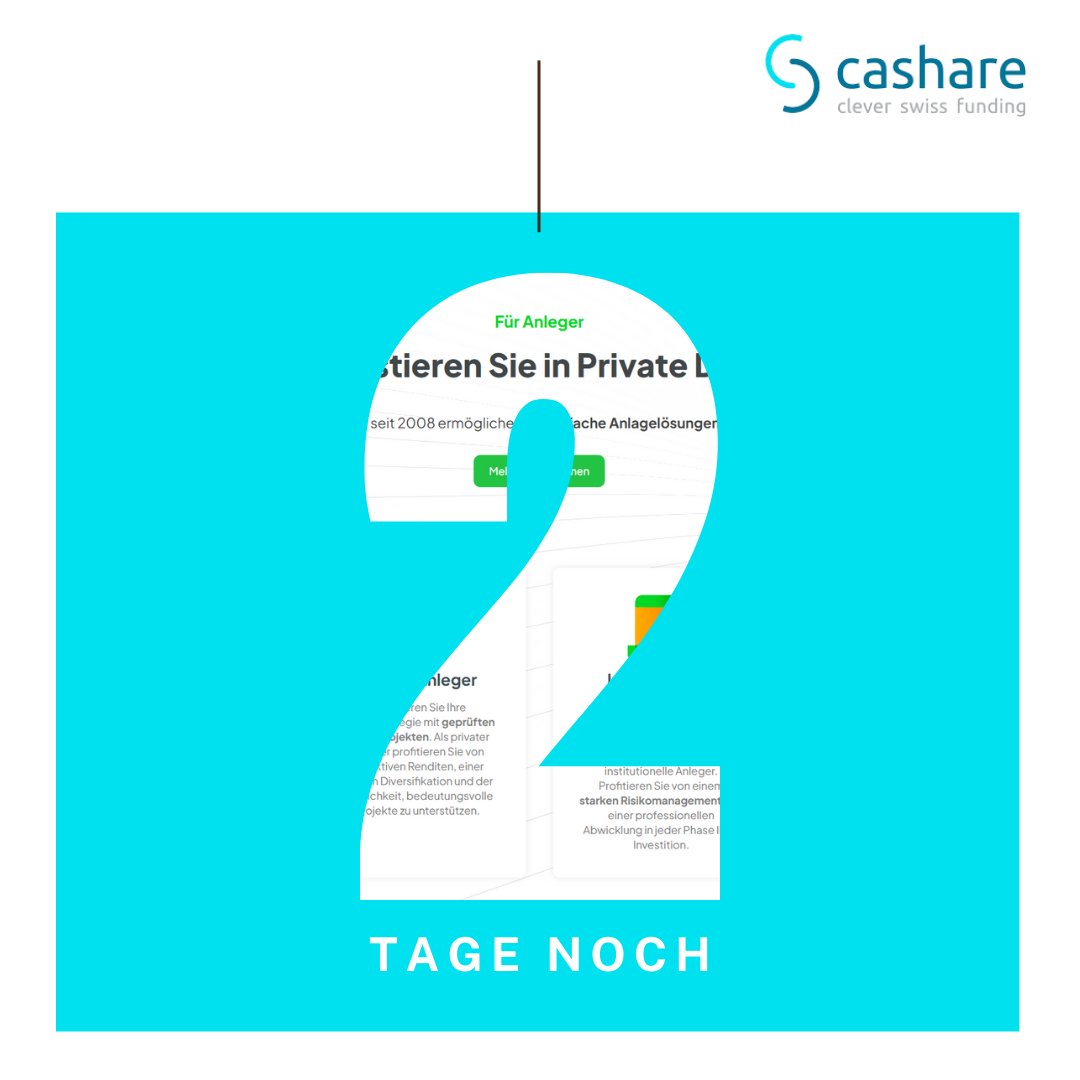 cashare's tweet photo. ⏳ 𝗡𝗼𝗰𝗵 2️⃣ 𝗧𝗮𝗴𝗲 – und hier kommt ein kleiner Vorgeschmack:

✔️ Schneller zum passenden Kredit
✔️ Klarere Infos für Investoren
✔️ Mobile-optimiert und intuitiv

➡️ 𝗔𝗺 𝟭. 𝗠𝗮𝗶 𝗶𝘀𝘁 𝗲𝘀 𝘀𝗼𝘄𝗲𝗶𝘁! 🚀

Bist du bereit für ein neues Cashare-Erlebnis? https://t.co/fBSW4rsZ80